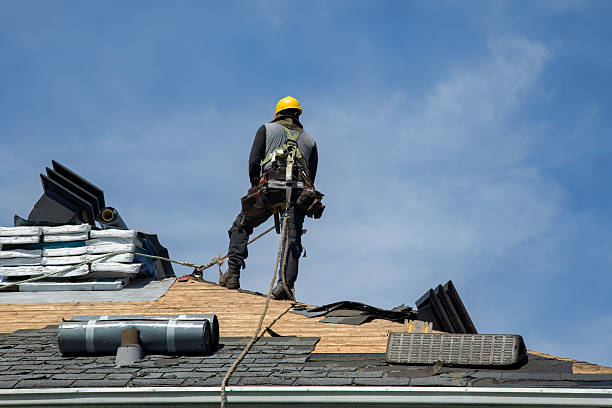 Professional Metal Roofing technician working in Franklin Square, NY